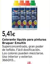 Oferta de Bruguer - Colorante Líquido Para Pinturas Emultín por 5,41€ en Cadena88