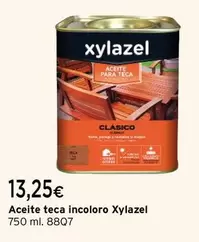 Oferta de Xylazel - Aceite Tecca Incoloro por 13,25€ en Cadena88