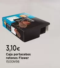 Oferta de Flower - Caja Portacebos Ratones por 3,1€ en Cadena88