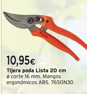 Oferta de Lista - Tijera Poda 20 Cm por 10,95€ en Cadena88