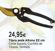 Oferta de Altuna - Tijera Poda 22 Cm por 24,95€ en Cadena88