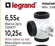 Oferta de Legrand - Adaptador Triple  por 6,55€ en Cadena88