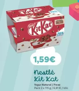 Oferta de Nestlé - Yogur Natural / Fresa por 1,59€ en Supermercados Codi