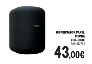 Oferta de Dispensador Papel Mecha Eco-luxe por 43€ en Makro