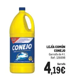 Oferta de Conejo - Lejía Común por 4,19€ en Makro