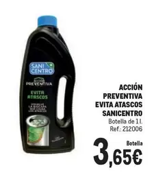 Oferta de Sanicentro - Accion Preventiva Evita Atascos por 3,65€ en Makro