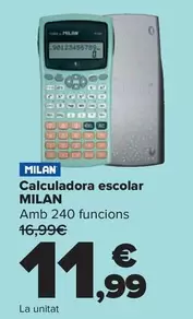 Oferta de Milán - Calculadora Escolar por 11,99€ en Carrefour