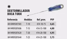 Oferta de Destornillador Boca Torx por 4,65€ en YMÁS