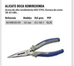 Oferta de Alicate Boca Semiredonda por 13,75€ en YMÁS