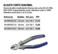 Oferta de Alicate Corte Diagonal por 11,75€ en YMÁS