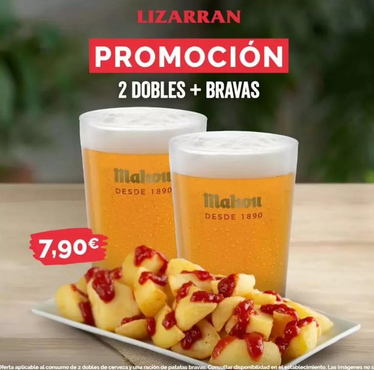 Oferta de Mahou - lizarran - Promecion por 7,9€ en Lizarran