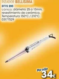 Oferta de Bellisima - Rizador Gt15 200 por 34€ en Master Cadena