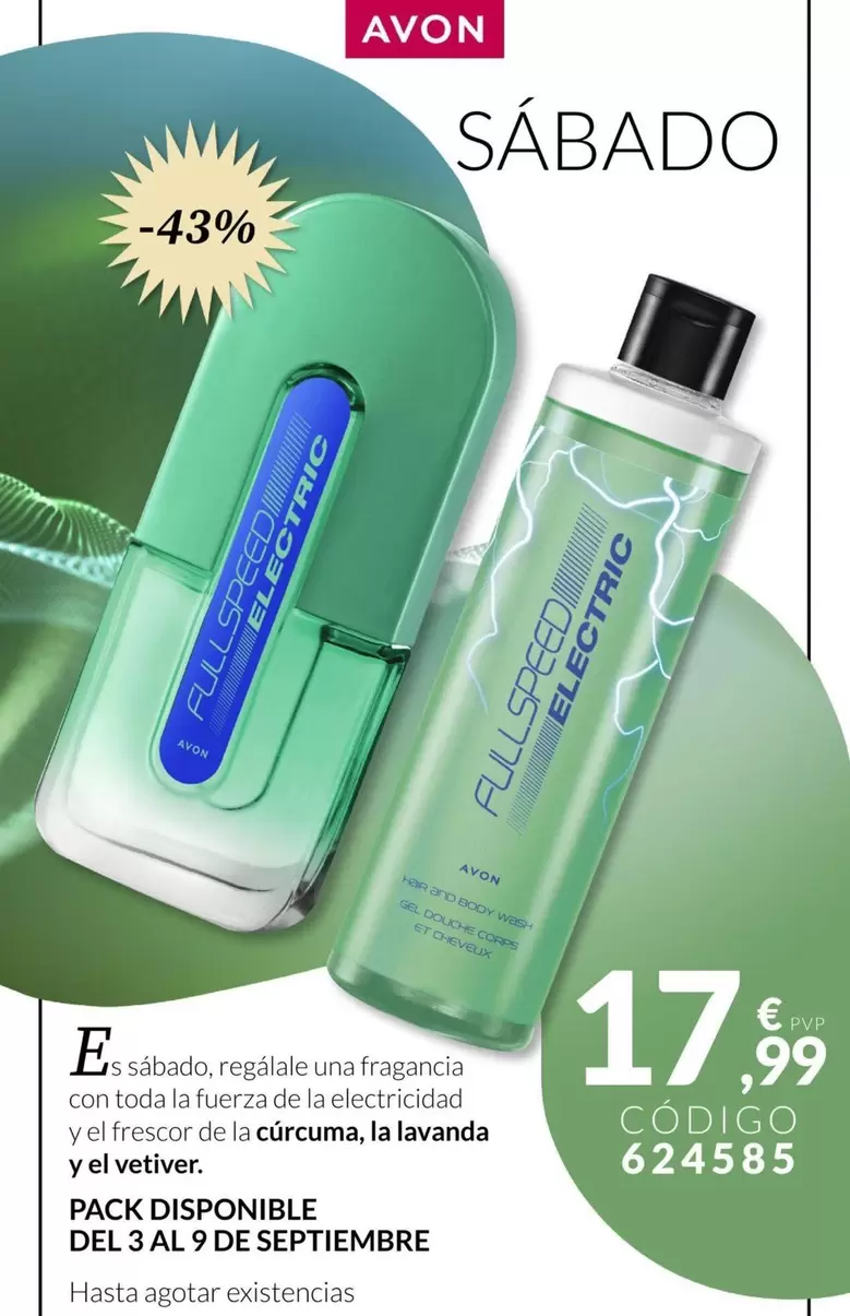 Oferta de Avon - Pack Disponible por 17,99€ en AVON