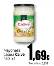 Oferta de Calvé - Mayonesa Casera por 1,69€ en UDACO