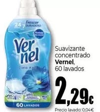 Oferta de Vernel - Suavizante Concentrado por 2,29€ en UDACO