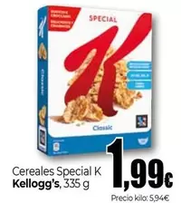 Oferta de Kellogg's - Cereales Special K por 1,99€ en UDACO