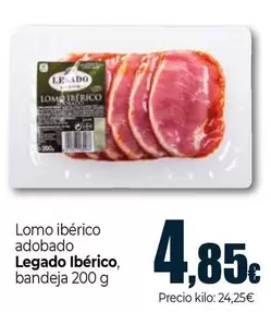 Oferta de Legado Ibérico - Lomo Iberico Adobado por 4,85€ en Unide Supermercados