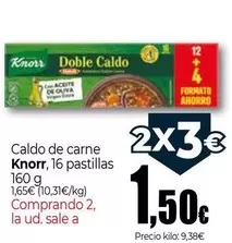 Oferta de Knorr - Caldo De Carne por 1,65€ en Unide Supermercados