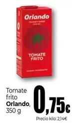 Oferta de Orlando - Tomate Frito por 0,75€ en Unide Supermercados