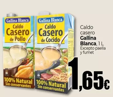 Oferta de Gallina Blanca - Caldo Casero por 1,65€ en Unide Supermercados