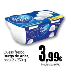 Oferta de Burgo de Arias - Queso Fresco por 3,99€ en Unide Market