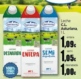 Oferta de Central Lechera Asturiana - Leche por 1,09€ en Unide Market