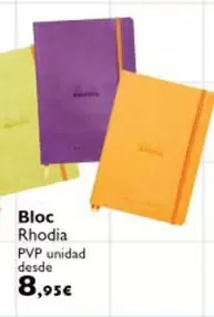 Oferta de Bloc Rhodia por 8,95€ en Milbby