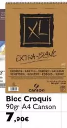 Oferta de Canson - Bloc Croquis por 7,9€ en Milbby