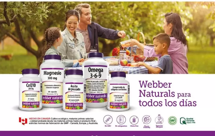 Oferta de Naturals - Webber  Para Todos Los Dias en Costco