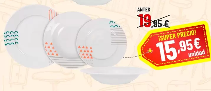 Oferta de Juego De Cabra por 15,95€ en Outlet Hogar