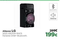 Oferta de LG - Altavoz por 199€ en El Corte Inglés