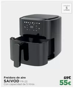 Oferta de Saivod - Freidora De Aire por 55€ en El Corte Inglés