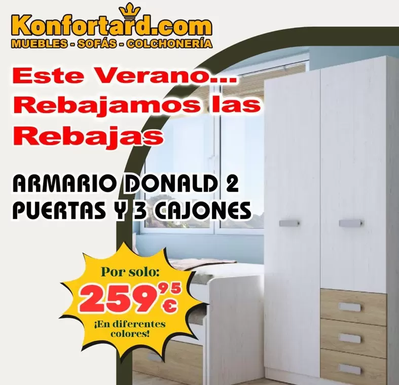 Oferta de Armario por 259,95€ en Konfortard