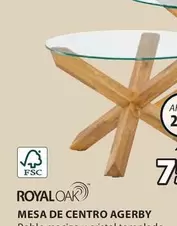 Oferta de Royal Oak - Mesa De Centro Agerby en JYSK