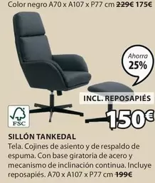 Oferta de Tankedal - Sillón por 150€ en JYSK