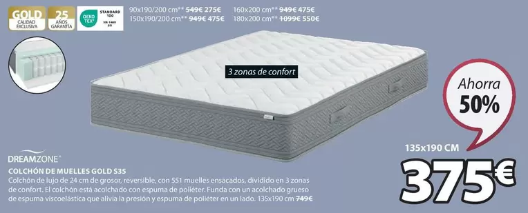 Oferta de Confort - De'razzone - Cocina De Muelles Gold D.S.S. por 375€ en JYSK