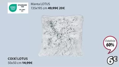 Oferta de Standard - Manta Lotus por 6€ en JYSK