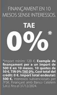 Oferta de Total - Tae en JYSK