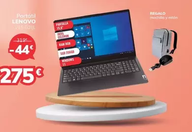 Oferta de Lenovo - Portátil por 275€ en Mi electro