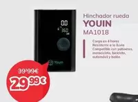 Oferta de Rueda - Youin - Hinchador Rueda MA1018 por 29,99€ en Mi electro