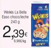 Oferta de Weikis - La Bella Easo Choco/leche por 2,39€ en Froiz