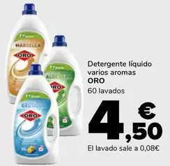 Oferta de Oro - Detergente Líquido Varios Aromas por 4,5€ en Supeco