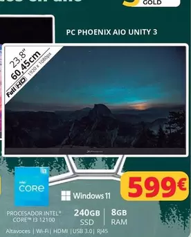 Oferta de Windows - Pc Phoenix Aio Unity 3 240gb por 599€ en Dynos Informática