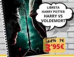 Oferta de Harry Potter - Voldemort - Libreta  Harry Vs por 3,95€ en Dynos Informática