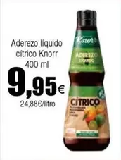 Oferta de Knorr - Aderezo Líquido Cítrico por 9,95€ en Froiz