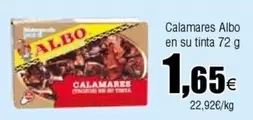 Oferta de Albo - Calamares En Su Tinta por 1,65€ en Froiz