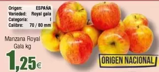 Oferta de Royal - Manzana  Gala por 1,25€ en Froiz