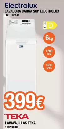 Oferta de Electrolux - Teka - Lavavajillas por 399€ en Expert