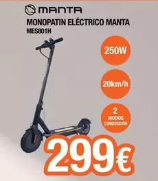 Oferta de Manta - Monopatin Eléctrico por 299€ en Expert