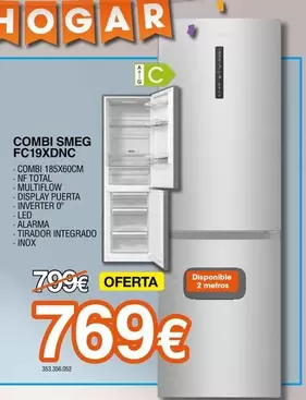 Oferta de Smeg - Combi Fc-19xdnc por 769€ en Expert